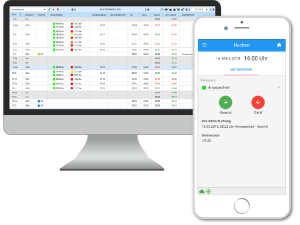 Zeiterfassungssystem TiMaS Mobile